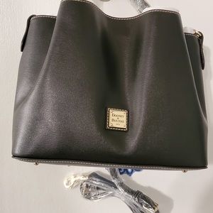 All black Dooney and Bourke handbag